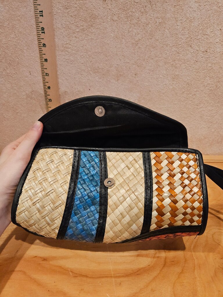 Colorful Woven Handbag