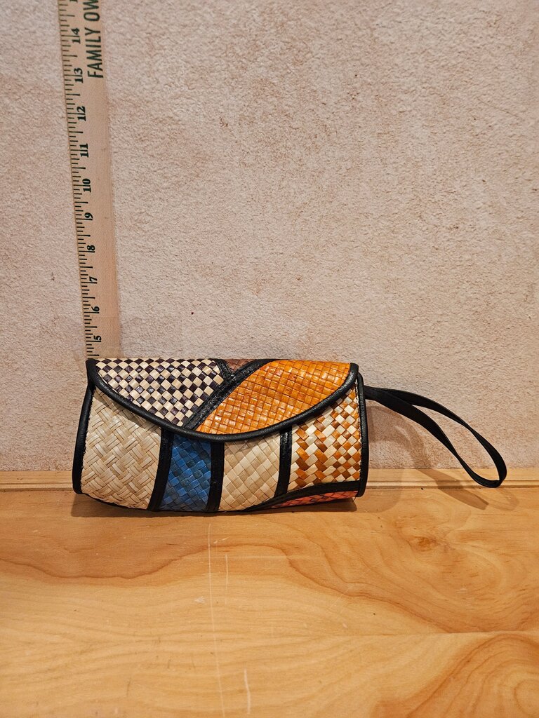 Colorful Woven Handbag
