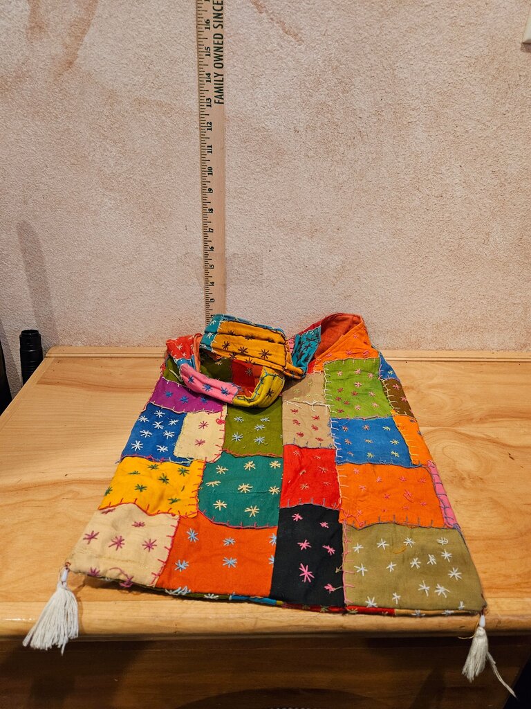 Colorful Patchwork Tote Bag