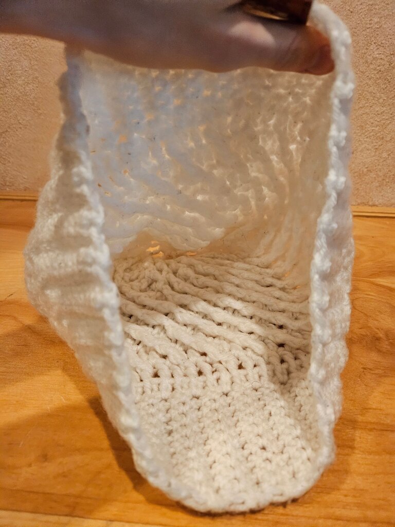 Knitted White Beanie Hat