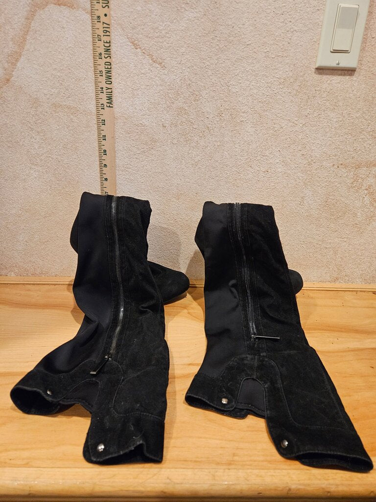 Stylish Black High Heel Booties