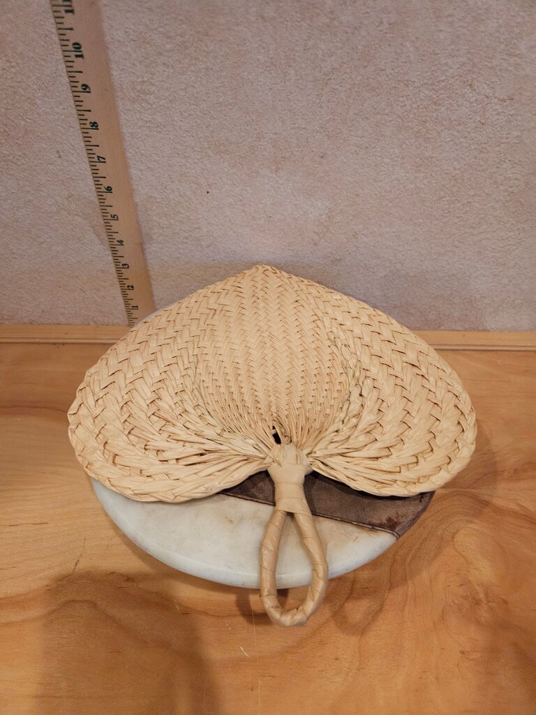Woven Heart-Shaped Fan