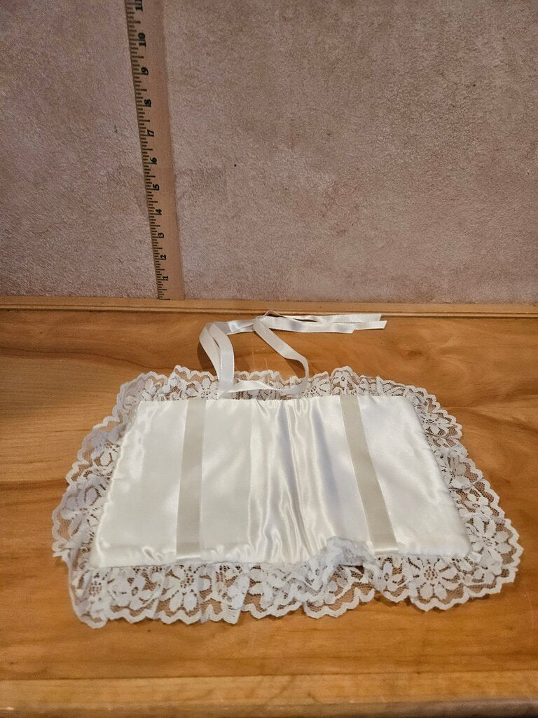 White Lace Bridal Garter