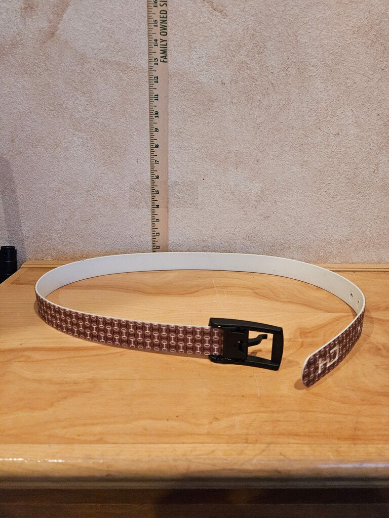Brown Patterned Belt
