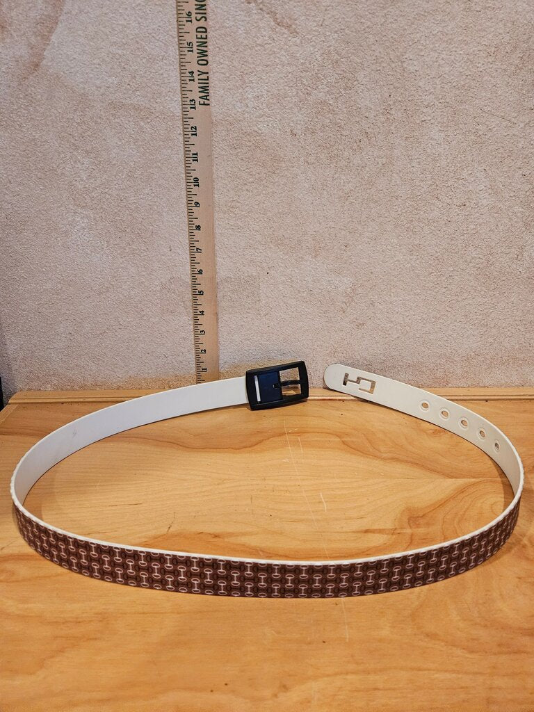 Brown Patterned Belt
