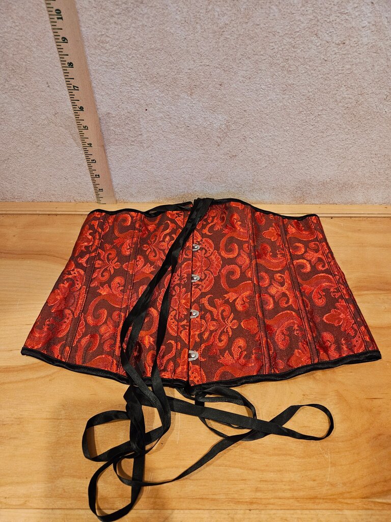 Red Floral Corset