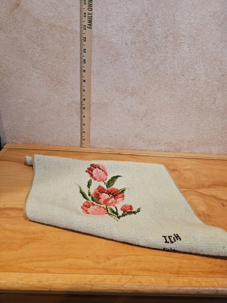 Embroidered Floral Tapestry