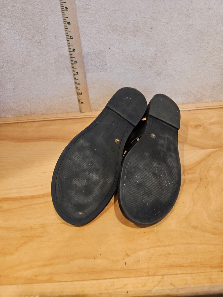 Women's Black Strappy Sandals