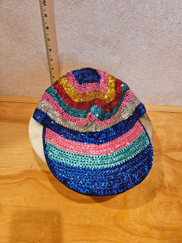 Colorful Sequin Baseball Cap