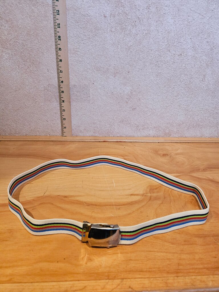 Colorful Striped Elastic Belt