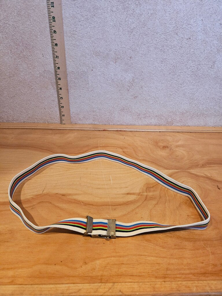 Colorful Striped Elastic Belt