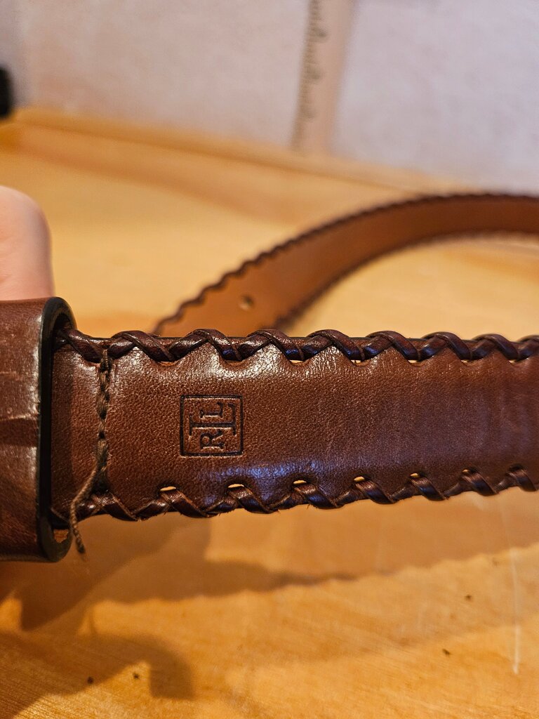 Ralph Lauren Brown Leather Belt