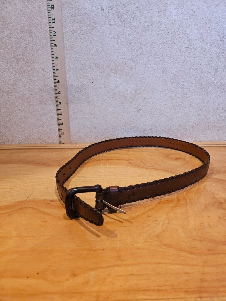 Ralph Lauren Brown Leather Belt