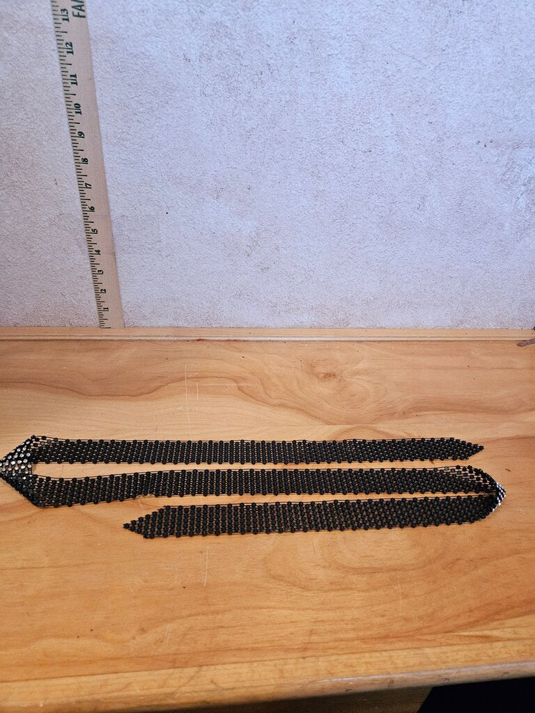 Black Mesh Tie
