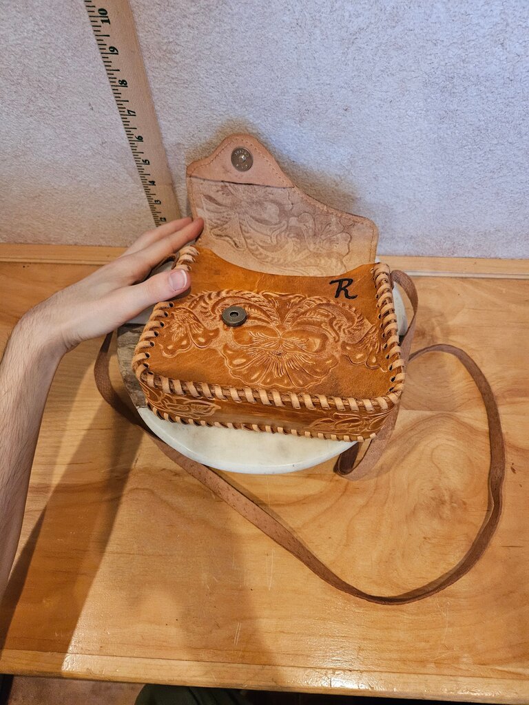 Handcrafted Leather Crossbody Bag