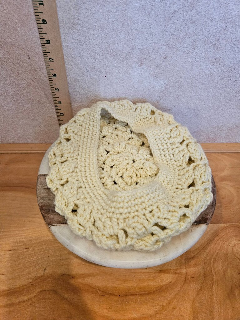 Handmade Crochet Yellow Bowl Cozy