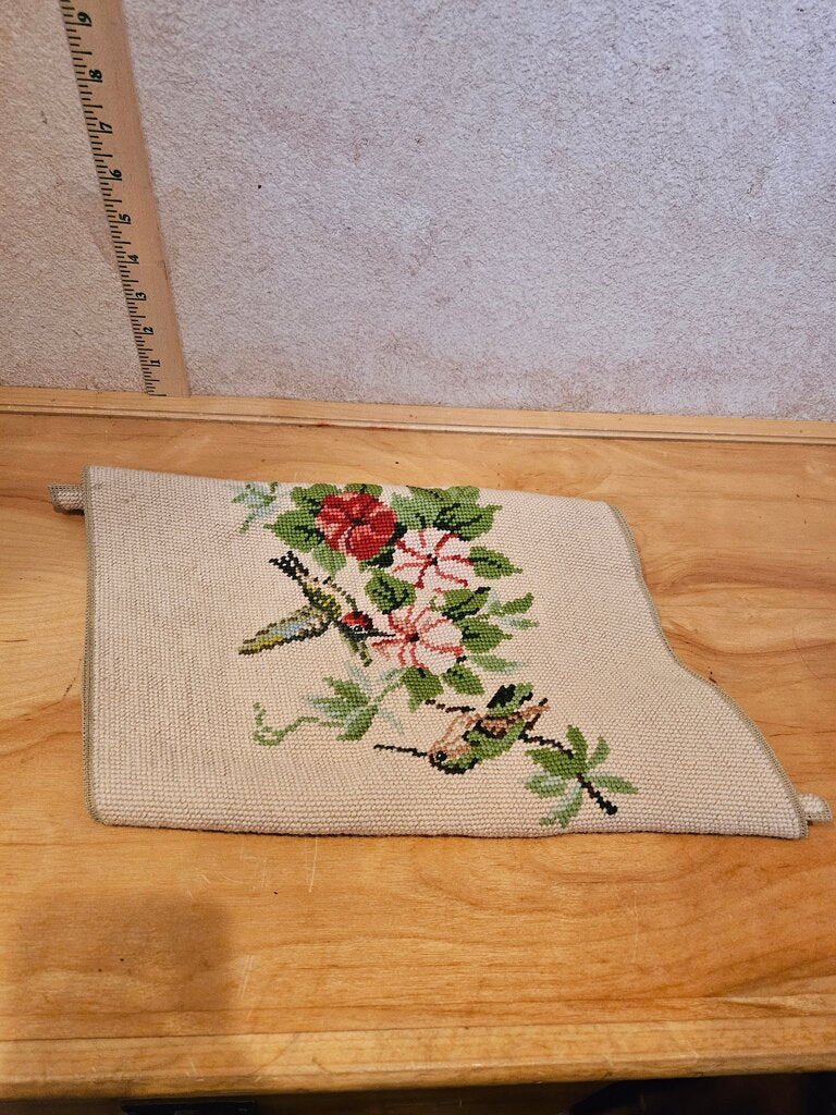 Embroidered Floral Wall Hanging