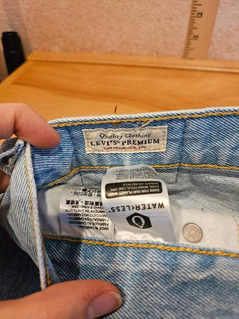 Levi's Premium Distressed Denim Shorts