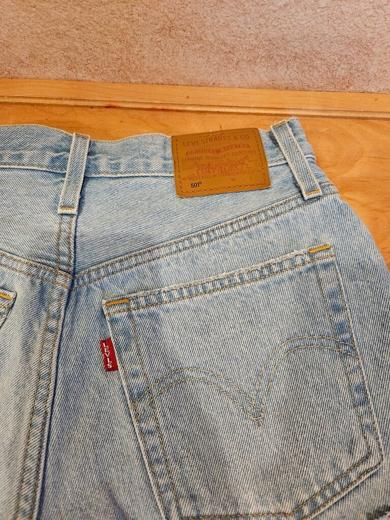 Levi's Premium Distressed Denim Shorts