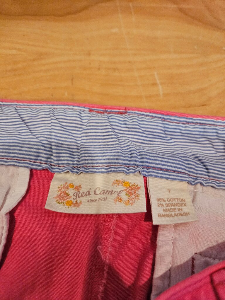 Red Camel Girls Pink Shorts
