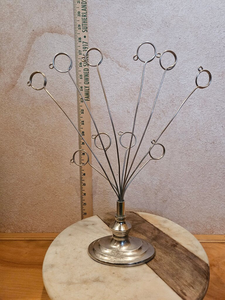 Vintage Silver Plated Display Stand