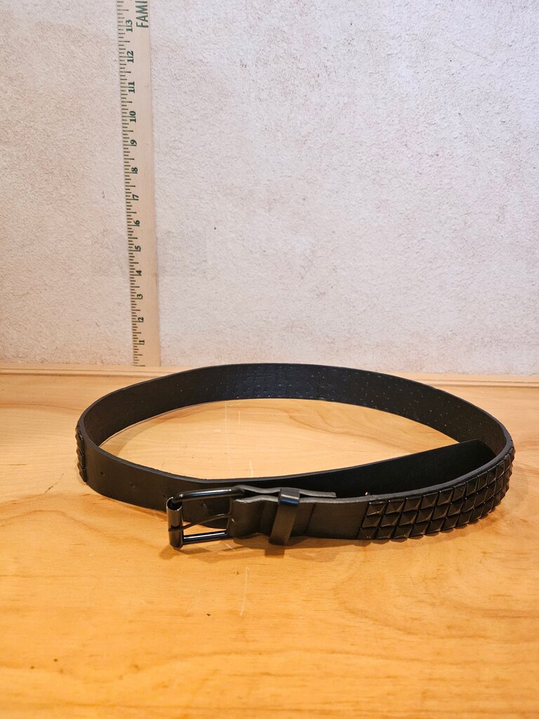 Black Studded Fashion Belt