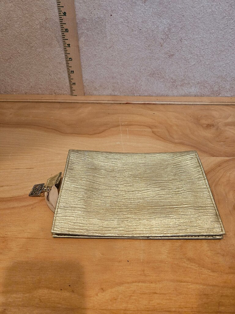 Gold Metallic Pouch