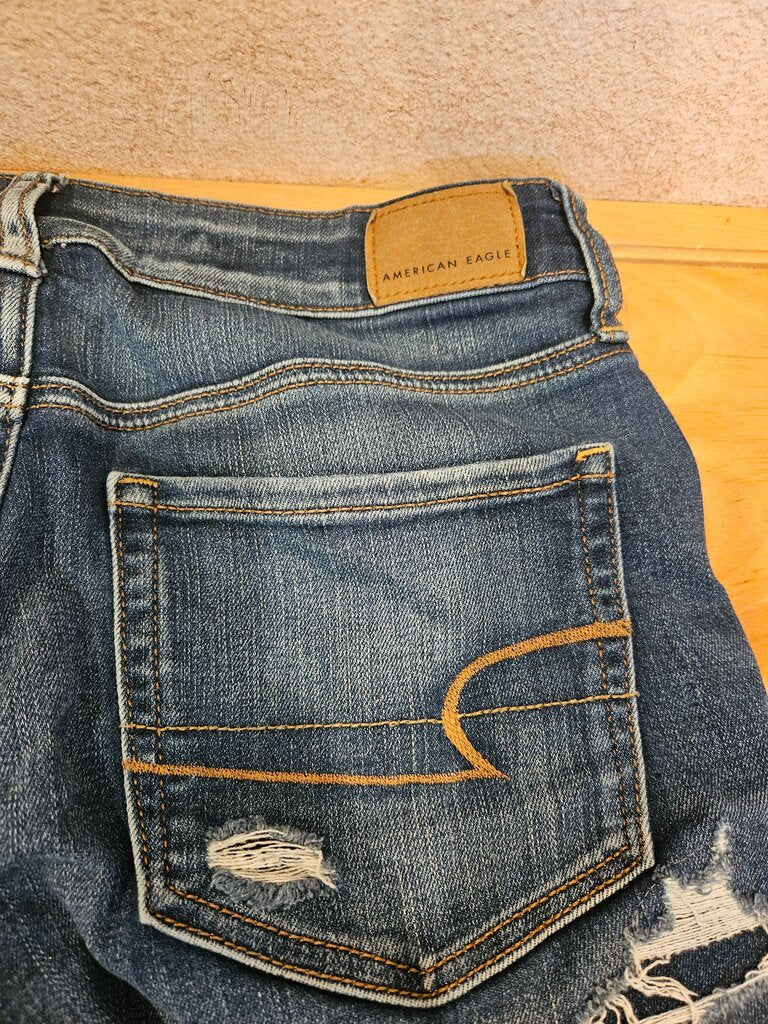 American Eagle Women's Distressed Denim Shorts