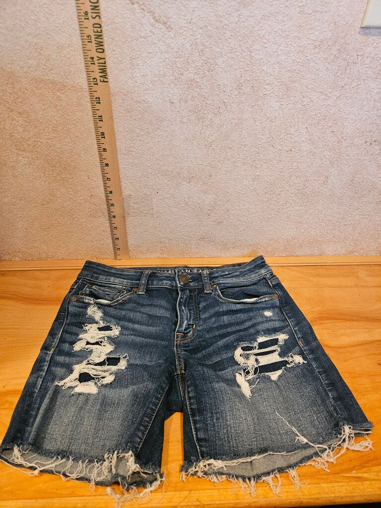 American Eagle Women's Distressed Denim Shorts