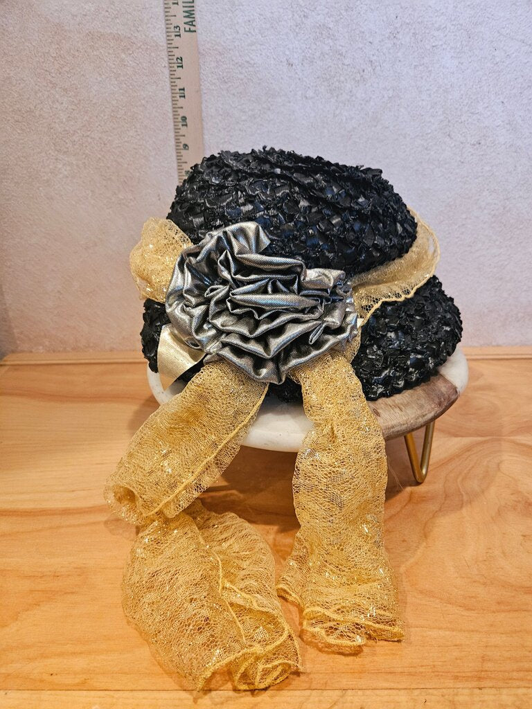 Black and Gold Decorative Hat