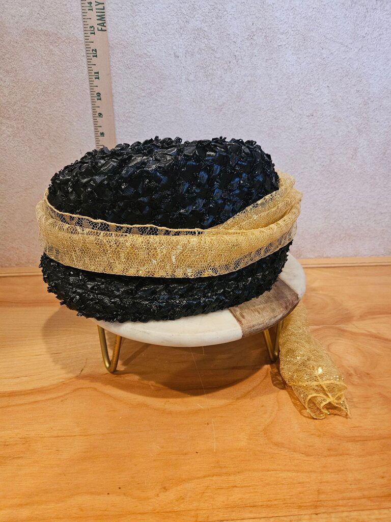 Black and Gold Decorative Hat
