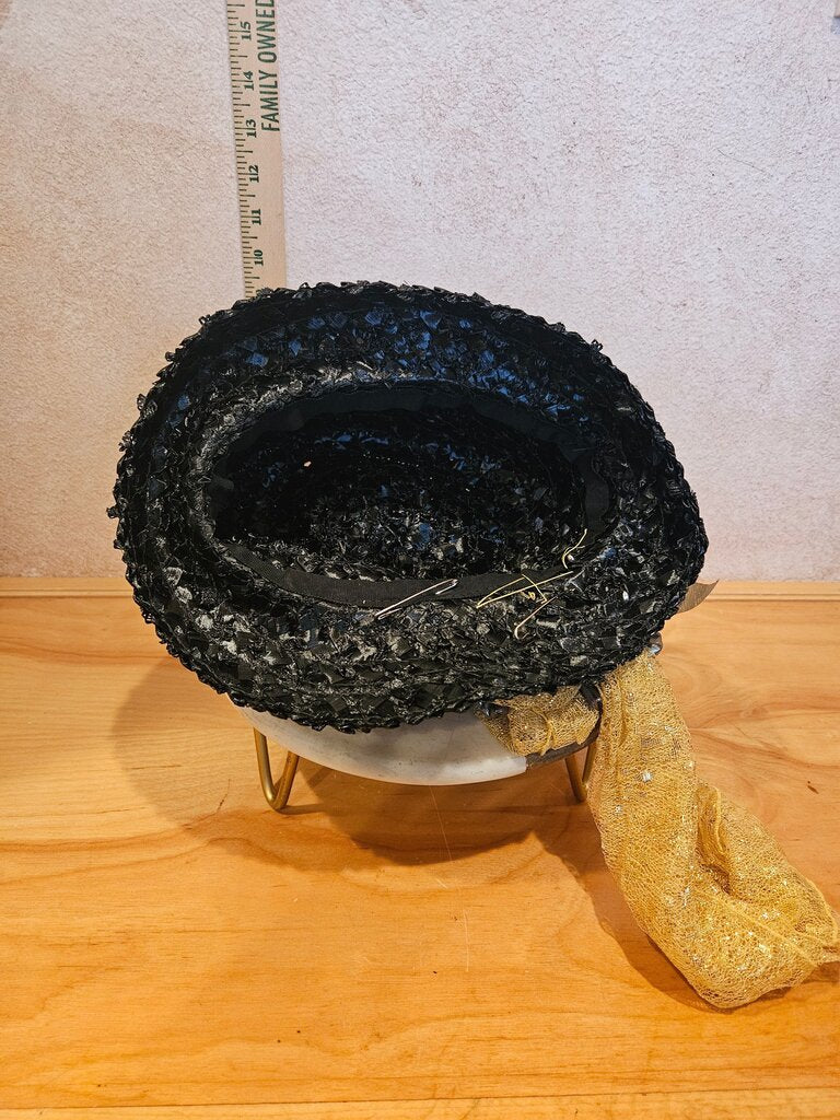 Black and Gold Decorative Hat