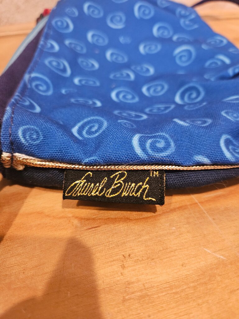 Nature's Bunch Blue Patterned Crossbody Bag
