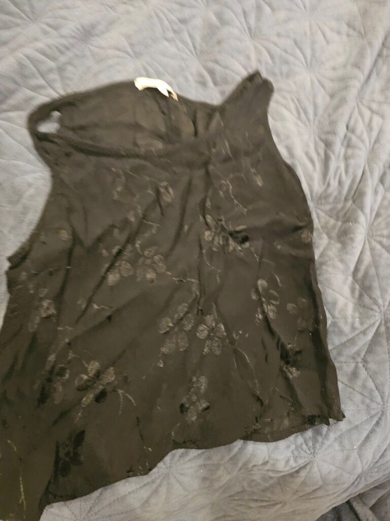 Spencer Alexis Black Floral Top