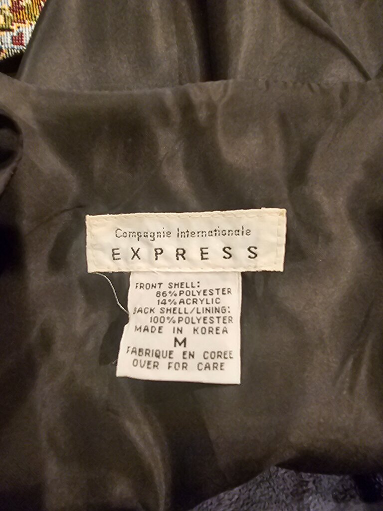 Express Women's Lightweight Jacket with Decorative Sleeves