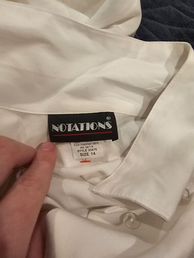 Notations Women's Blouse with Embroidery