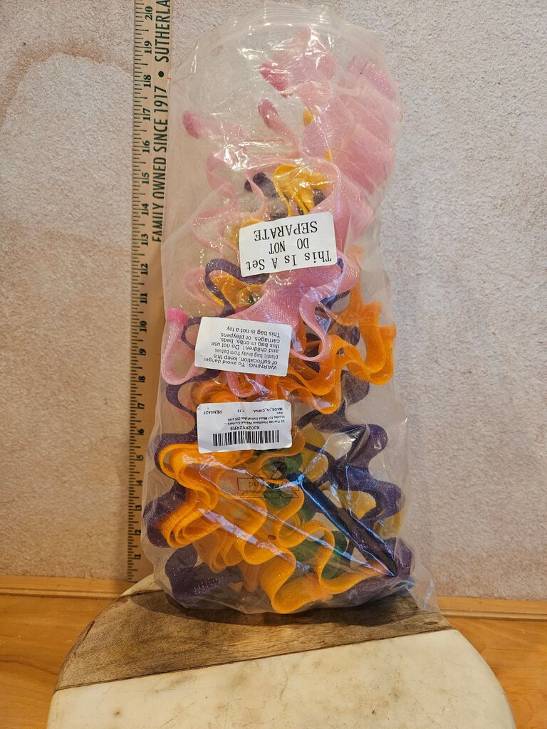 Colorful Hair Ribbons Set
