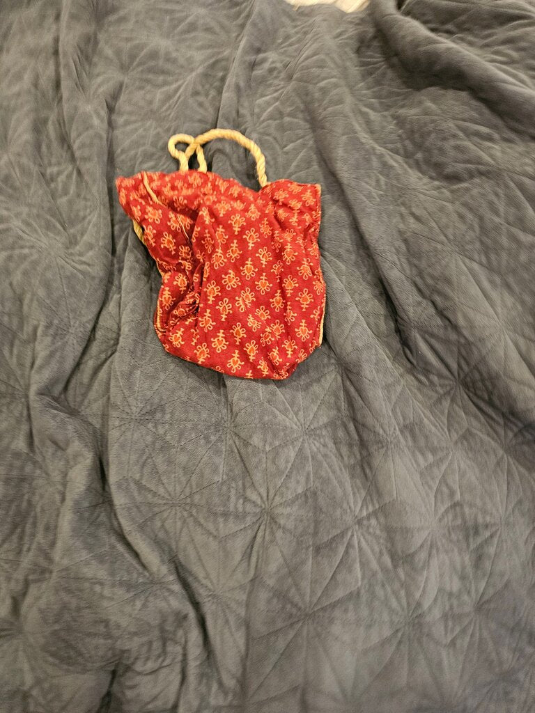 Red Drawstring Bag
