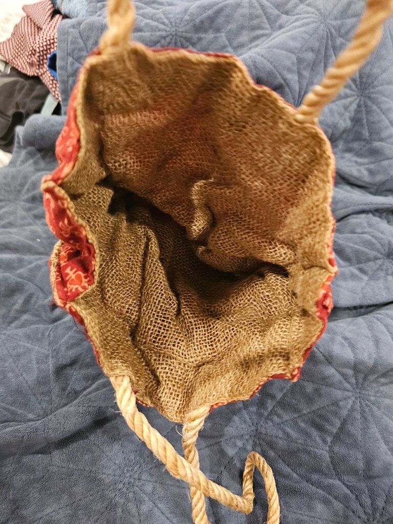 Red Drawstring Bag