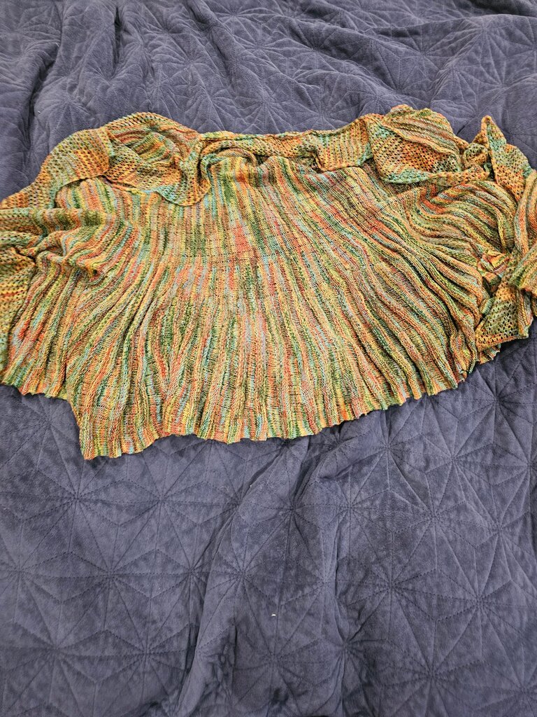 Multicolor Knit Shrug Sweater