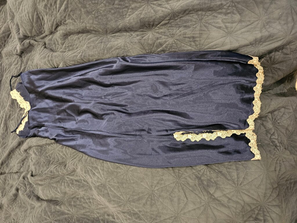 Jaclyn Smith Studio Intimates Navy Nightgown