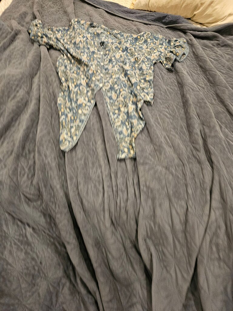 Floral Print Long Sleeve Button-Up Shirt