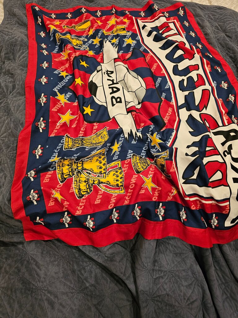 FC Barcelona Soccer Throw Blanket