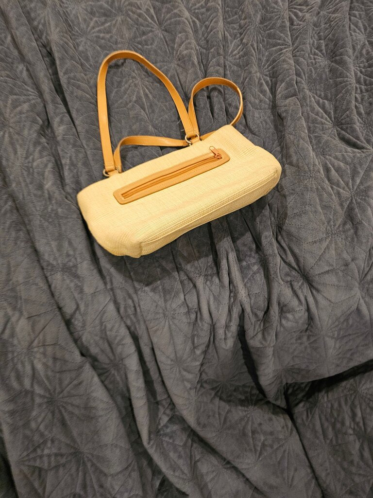 Embellished Woven Tote Bag