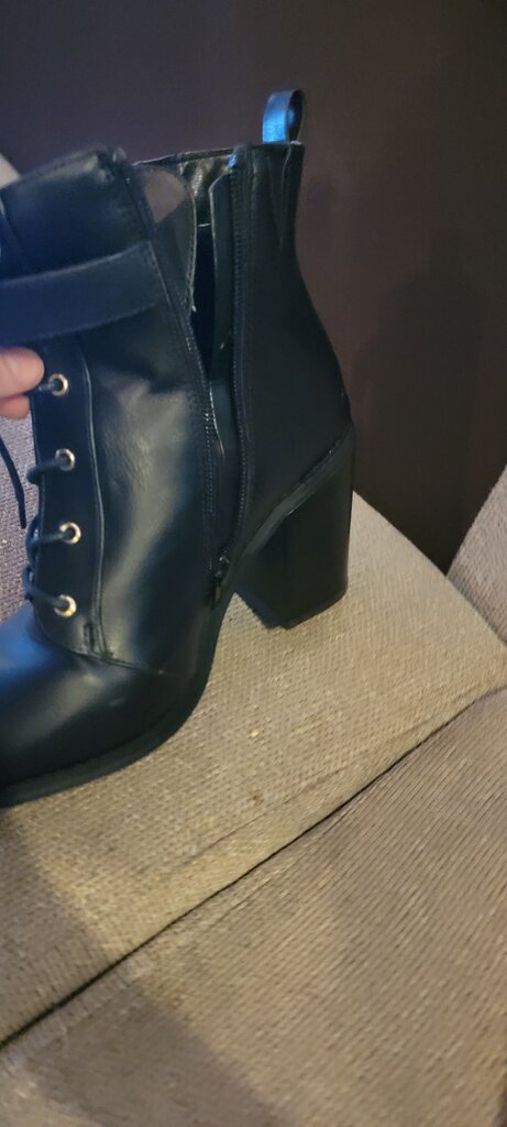 Women's Black Heeled Ankle Boots