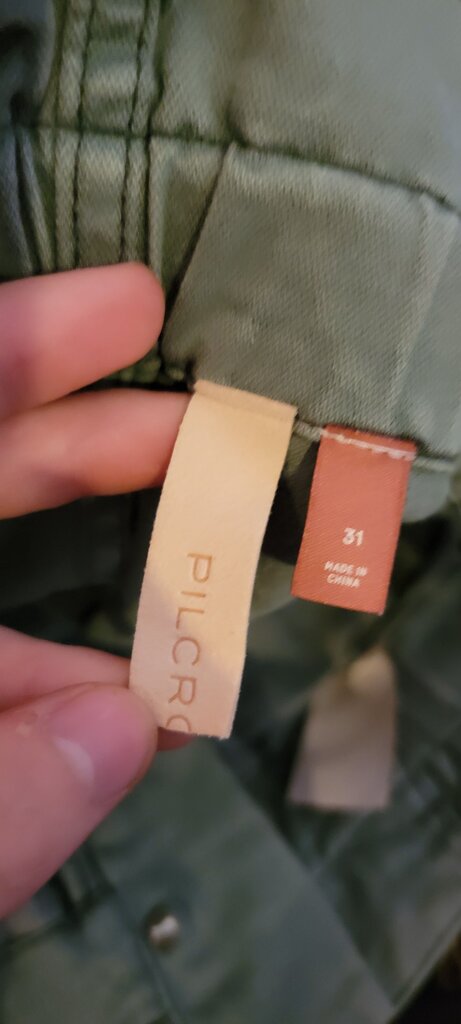 Pilcro Men's Green Cargo Pants