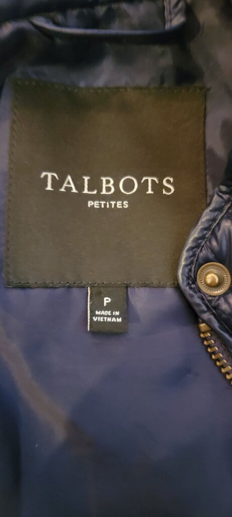 Talbots Petites Quilted Vest