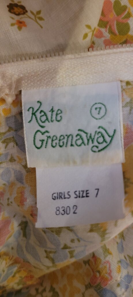 Kate Greenaway Girls Floral Dress