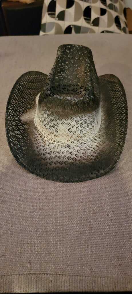 Vintage Straw Cowboy Hat