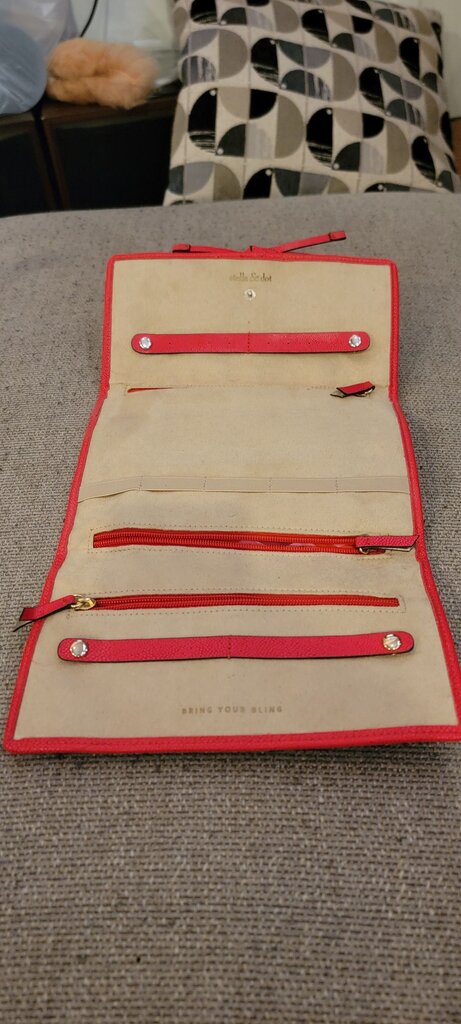 Stella & Dot Red Jewelry Organizer